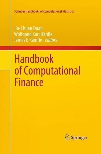 Handbook of Computational Finance