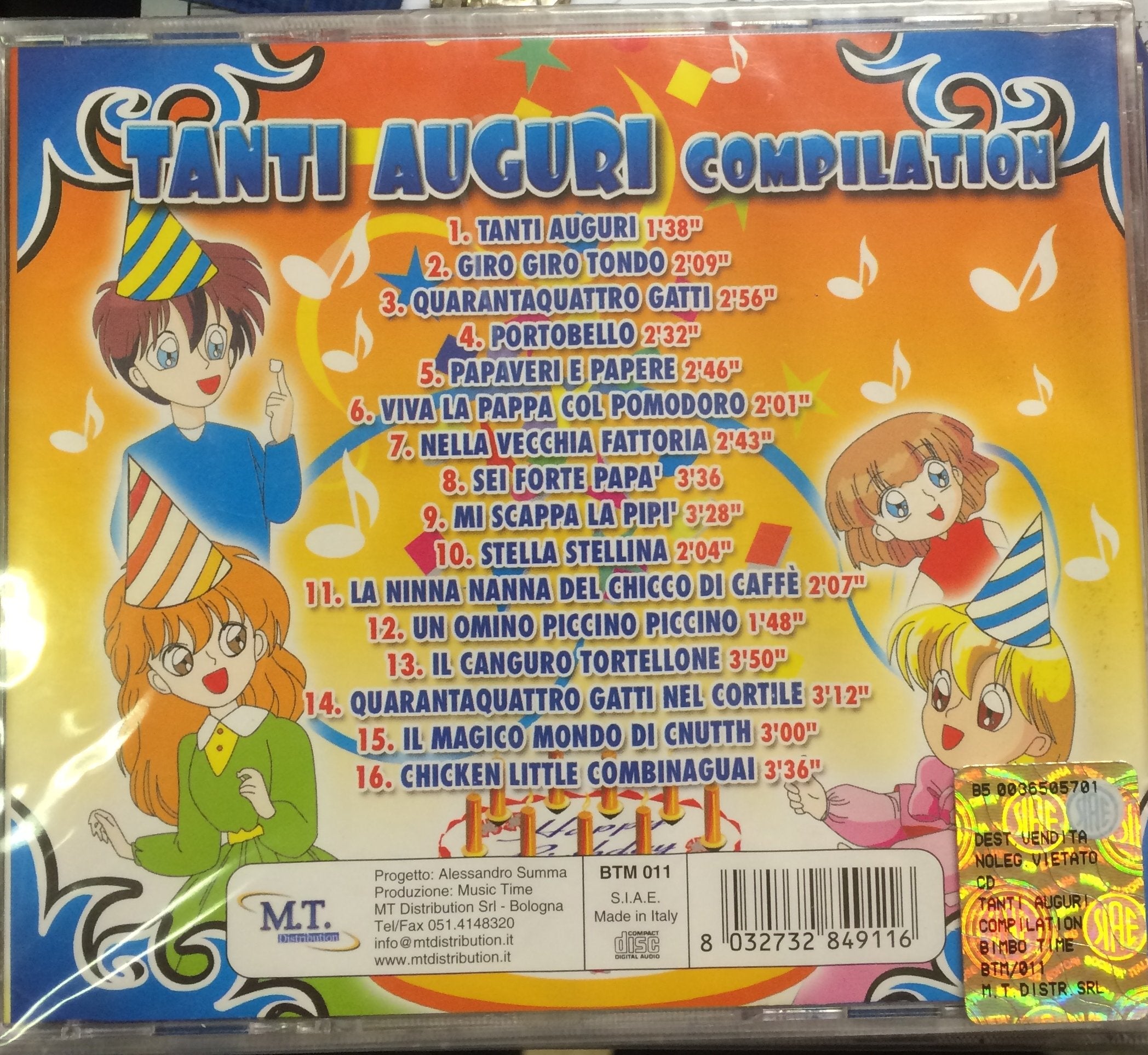 BIMBO TIME (BTM 011) - TANTI AUGURI COMPILATION
