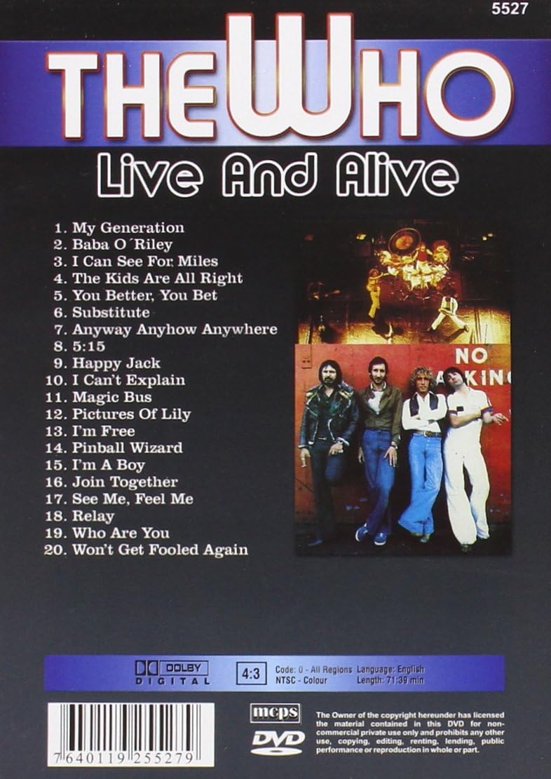 Who (The) - Live And Alive - IMPORT