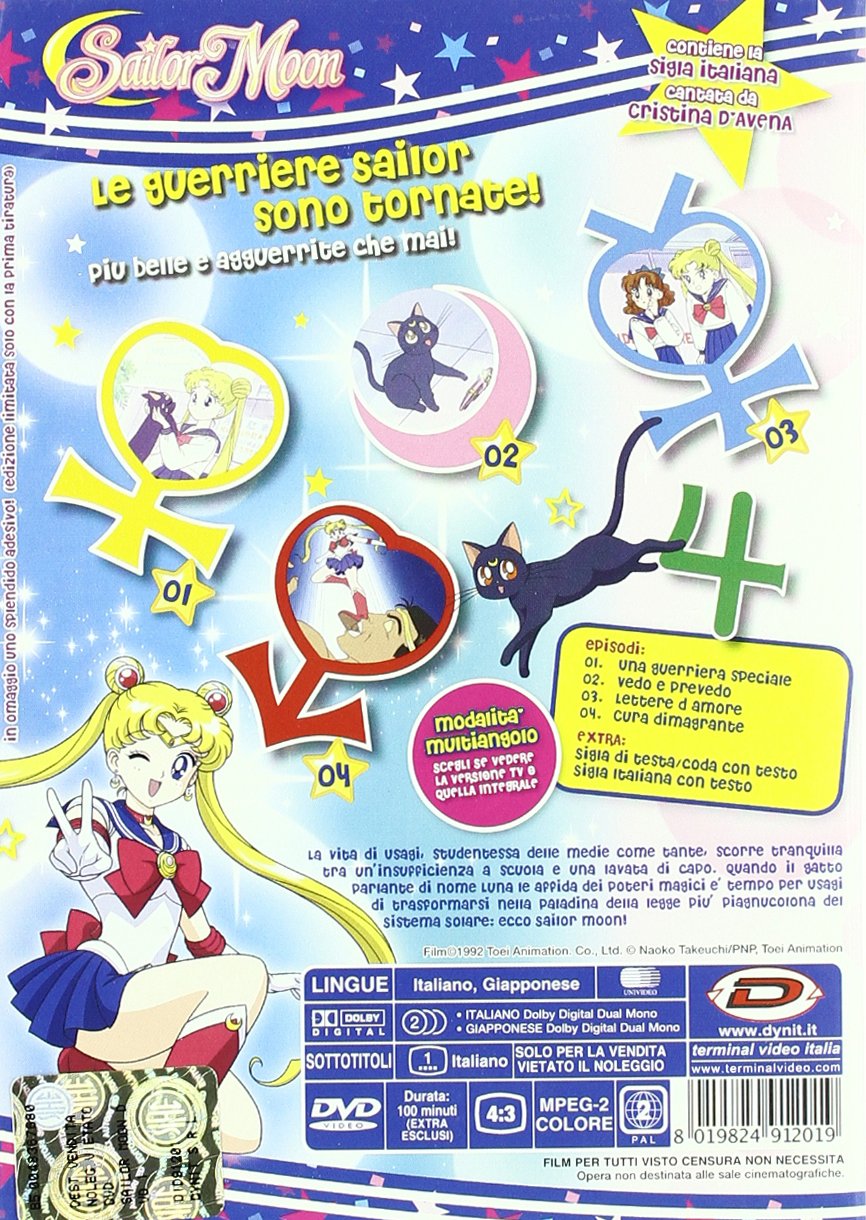 Sailor Moon #01 - Una Guerriera Speciale (Eps 01-04