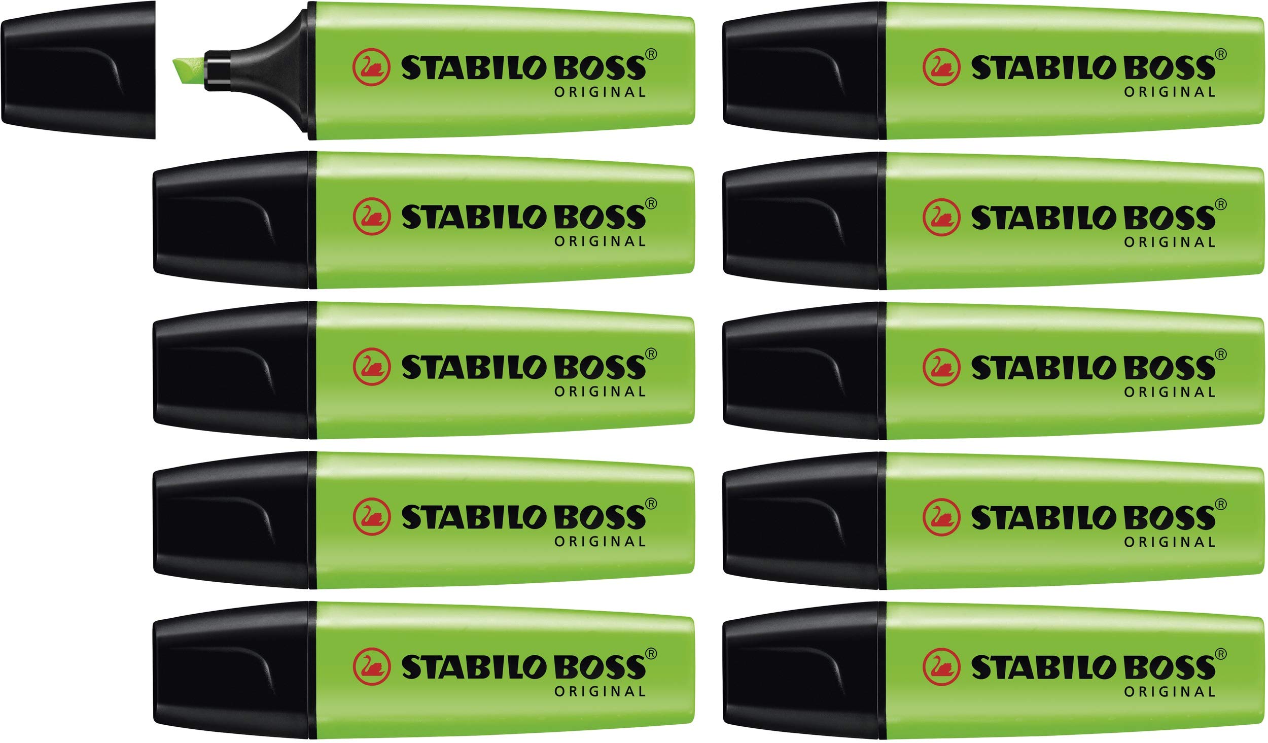 Highlighter - STABILO BOSS ORIGINAL - Pack of 10
