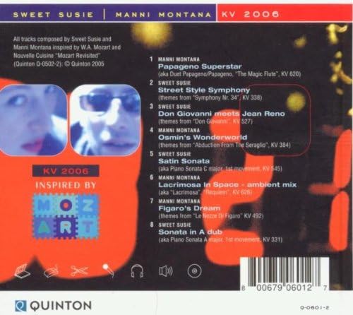 Sweet Susie / Manni Montana - Ispired By Mozart - Kv 2006