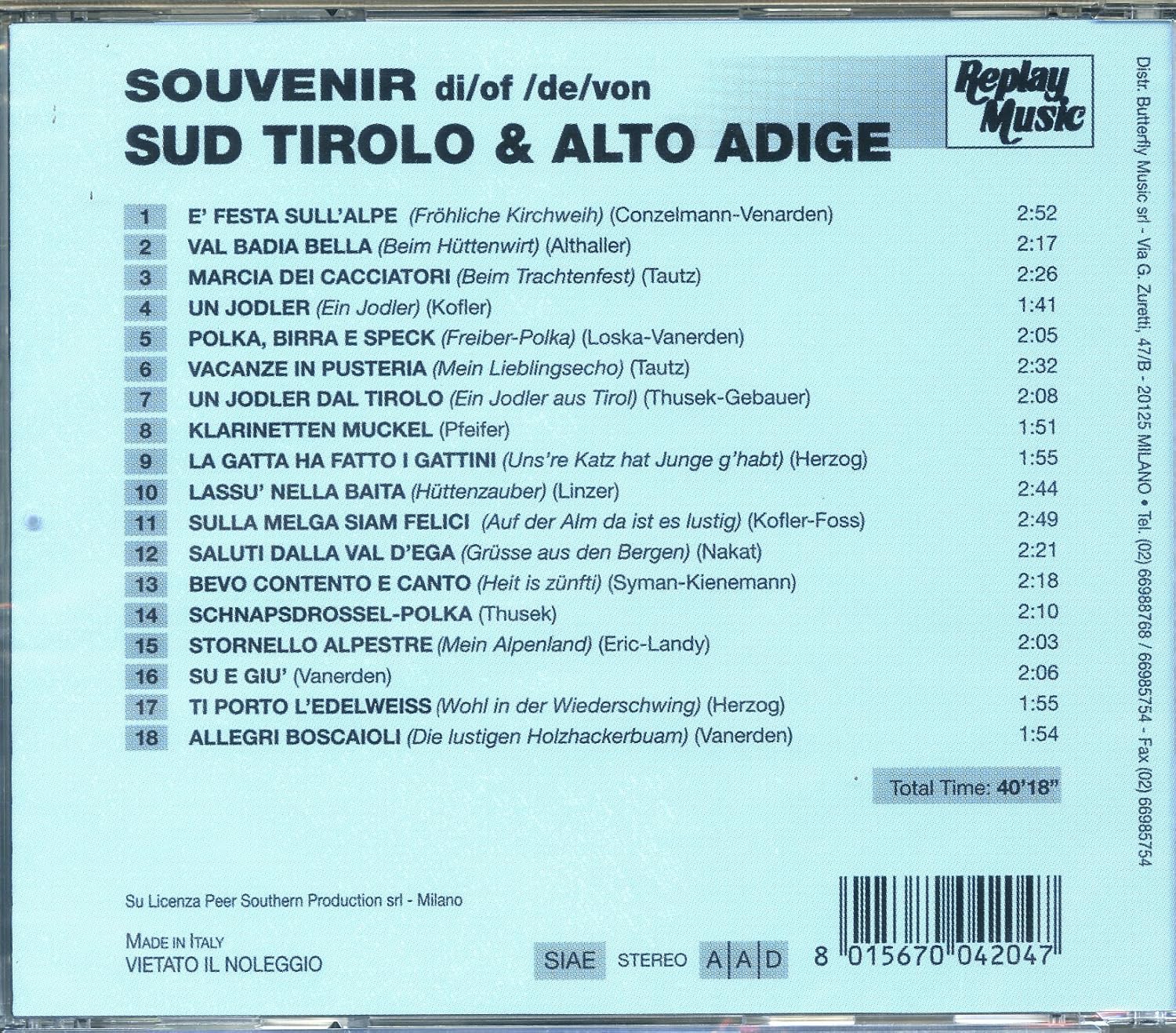 Souvenir Di Sud Tirolo & Alto Adige