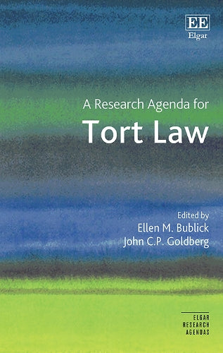 A Research Agenda for Tort Law