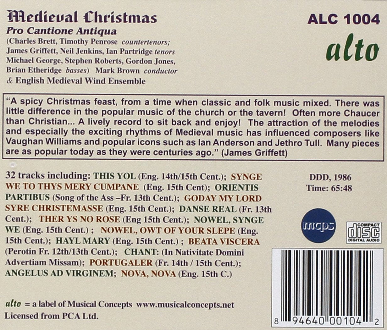 Pro Cantione Antiqua: Medieval Christmas