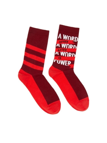Margaret Atwood: A Word Is Power Socks - Large