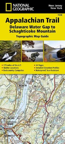 Appalachian Trail: Delaware Water Gap to Schaghticoke Map