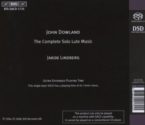 Complete Solo Lute Music, The (Lindberg)