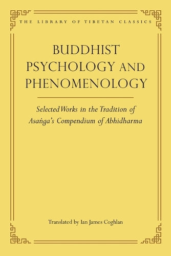 Buddhist Psychology and Phenomenology