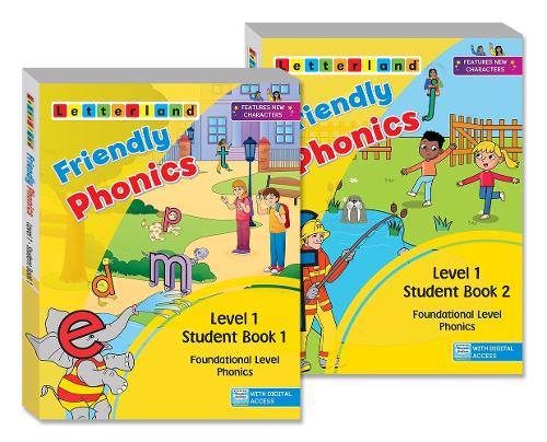 Friendly Phonics - Level 1 - Student Books (Set of 2)