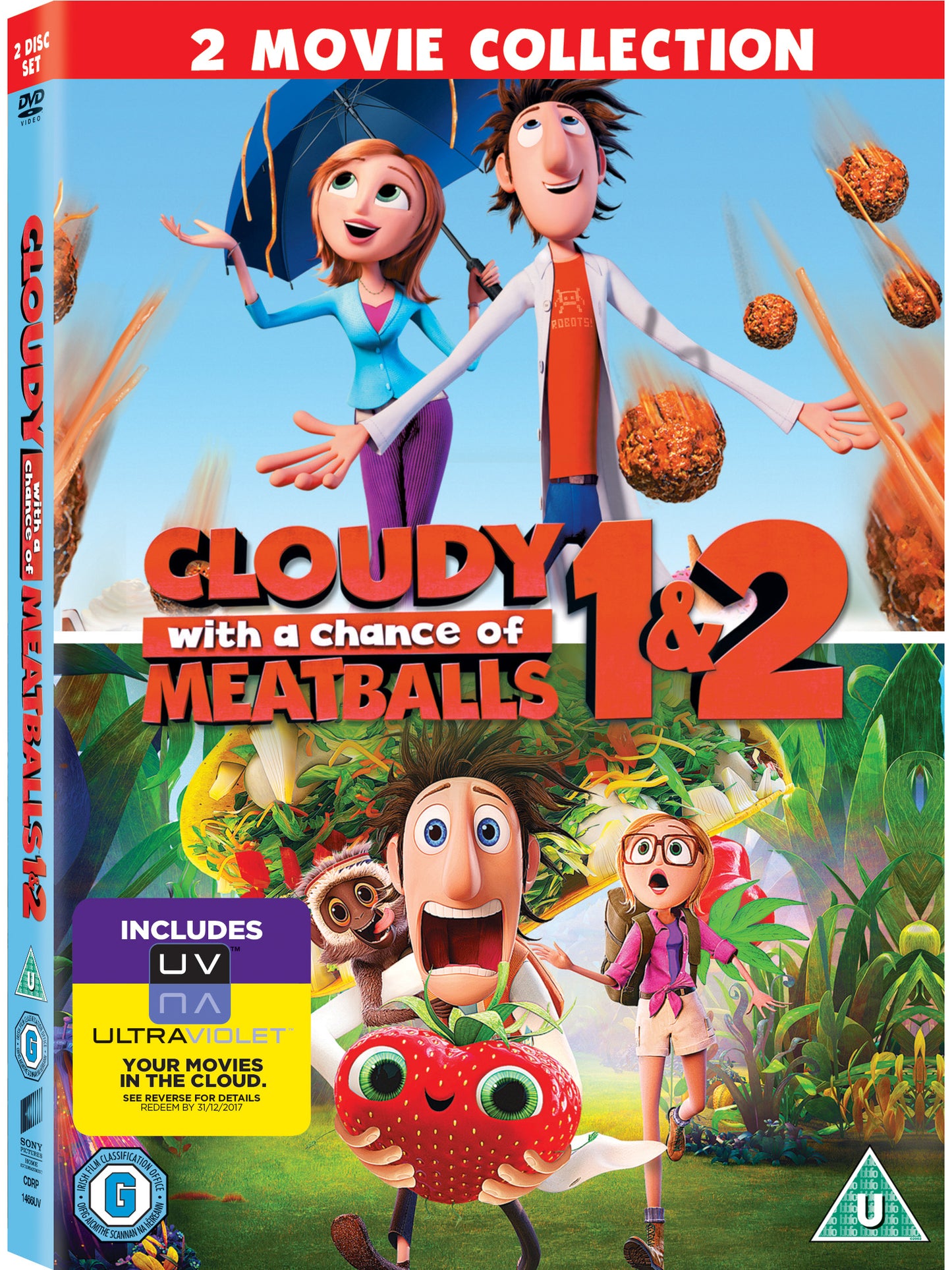 Cloudy With a Chance of Meatballs 1 and 2