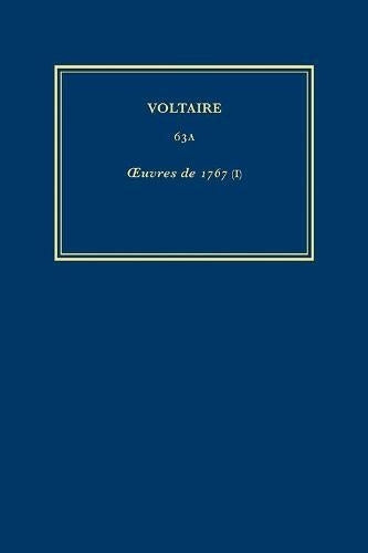 Œuvres complètes de Voltaire (Complete Works of Voltaire) 63A