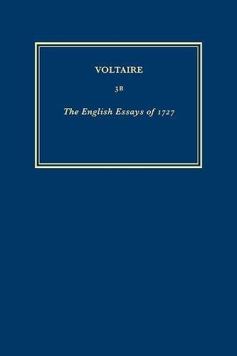 Œuvres complètes de Voltaire (Complete Works of Voltaire) 3B