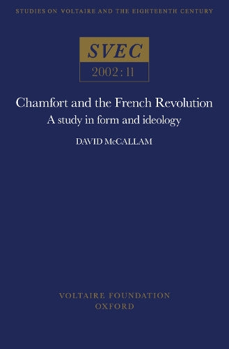 Chamfort and the French Revolution