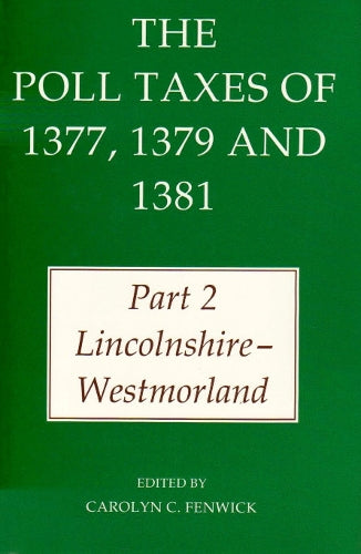 The Poll Taxes of 1377, 1379, and 1381