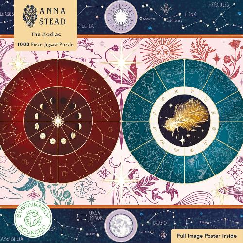 Adult Sustainable Jigsaw Puzzle Anna Stead: The Zodiac