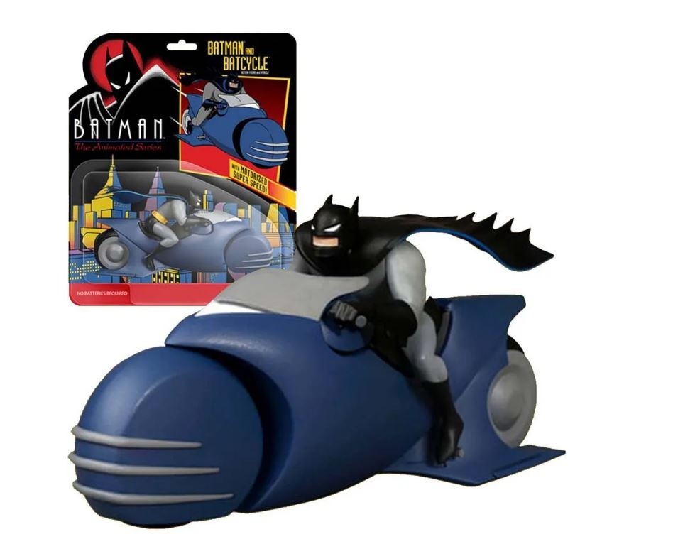 Batman: Tas Batman And Batcycle 5 Points Figure Set