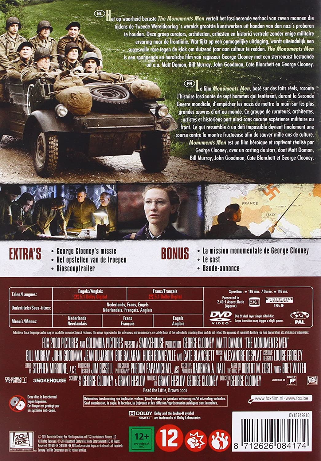 Monuments Men The (dvd