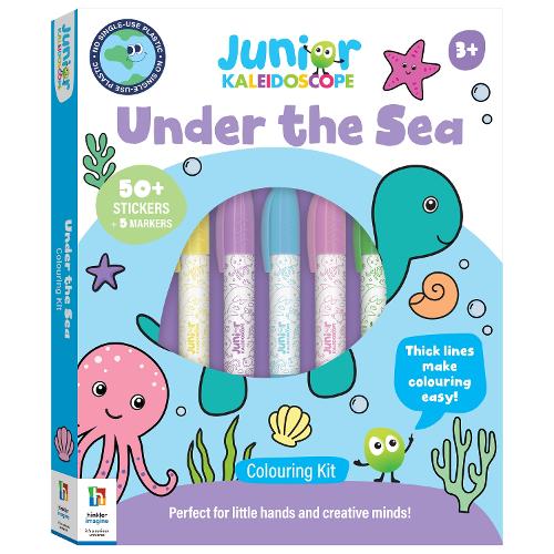 Jr Kaleidoscope Colouring Kit Under the Sea