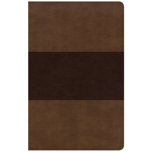 KJV Large Print Personal Size Reference Bible, Saddle Brown Leathertouch Indexed