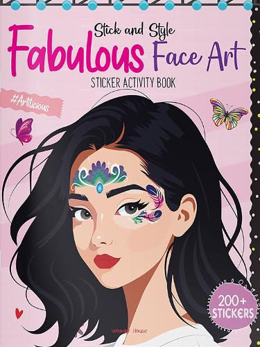 Stick and Style Fabulous Face Art Stickers Activity Book (Edition1)
