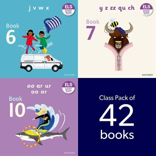 Essential Letters and Sounds: Essential Blending Books: Phase 3 Class Pack