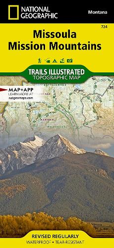 Missoula, Mission Mountains Map