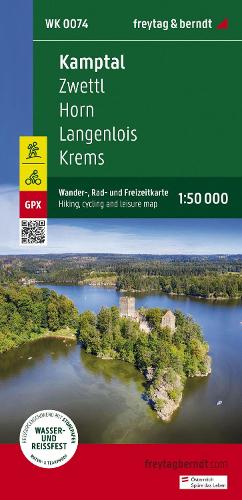 Kamptal, Walking-, Bike- and Leisure map 1:50.000, freytag &