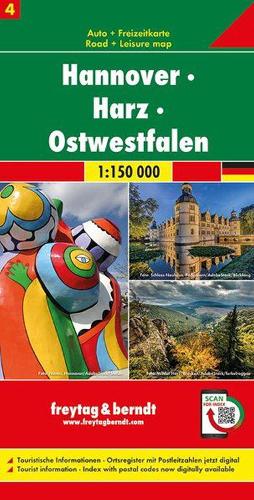 Hanover - Harz - East Westfalen, Automap 1:150.000, sheet 4