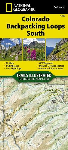 Colorado Backpack Loops South Map