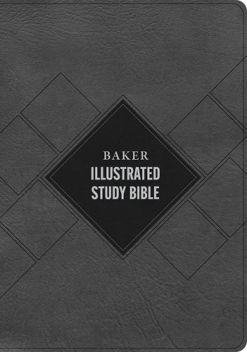 CSB Baker Illustrated Study Bible, Charcoal Leathertouch
