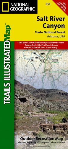 Salt River Canyon Map (Tonto National Forest)