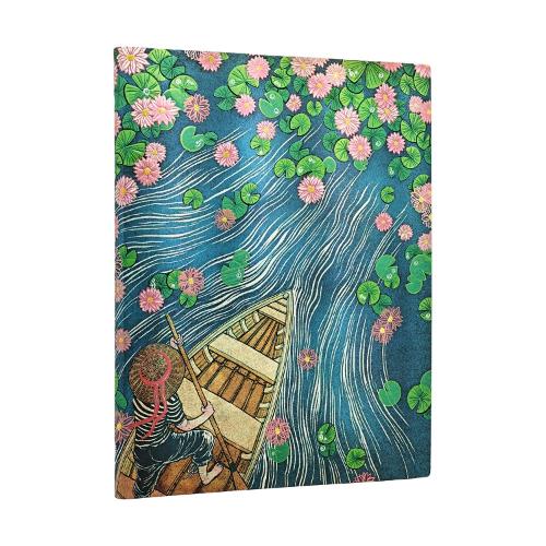 Lotus River (Living with Yuko) Ultra Lined Softcover Journal (Elastic Band Closure)