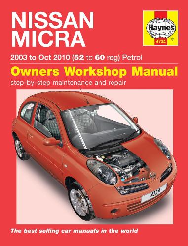 Nissan Micra (03 - Oct 10) Haynes Repair Manual