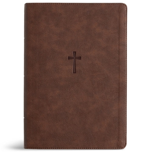 CSB Super Giant Print Reference Bible, Optimal Type, Digital Study Edition, Brown Leathertouch