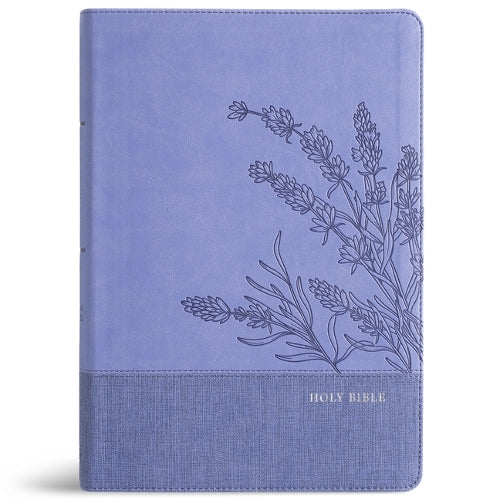 CSB Super Giant Print Reference Bible, Optimal Type, Digital Study Edition, Lavender Leathertouch, Indexed