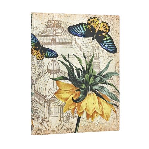 Golden Fritillaria Ultra Unlined Softcover Journal (Elastic Band Closure)