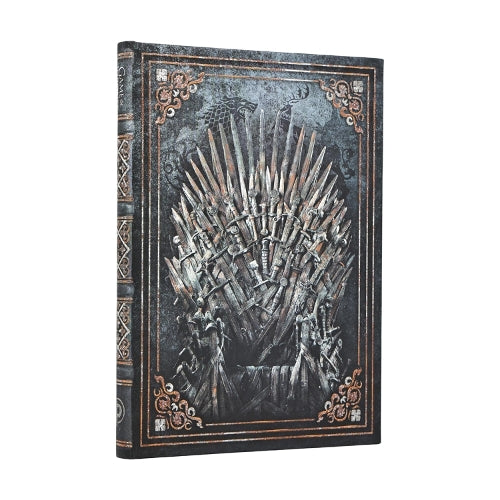 For the Throne (Game of Thrones Collection) Midi Unlined Hardcover Journal (Elastic Band Closure)