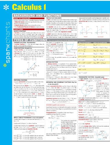 Calculus I SparkCharts