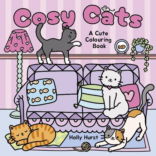 Cosy Cats Cute Colouring Book