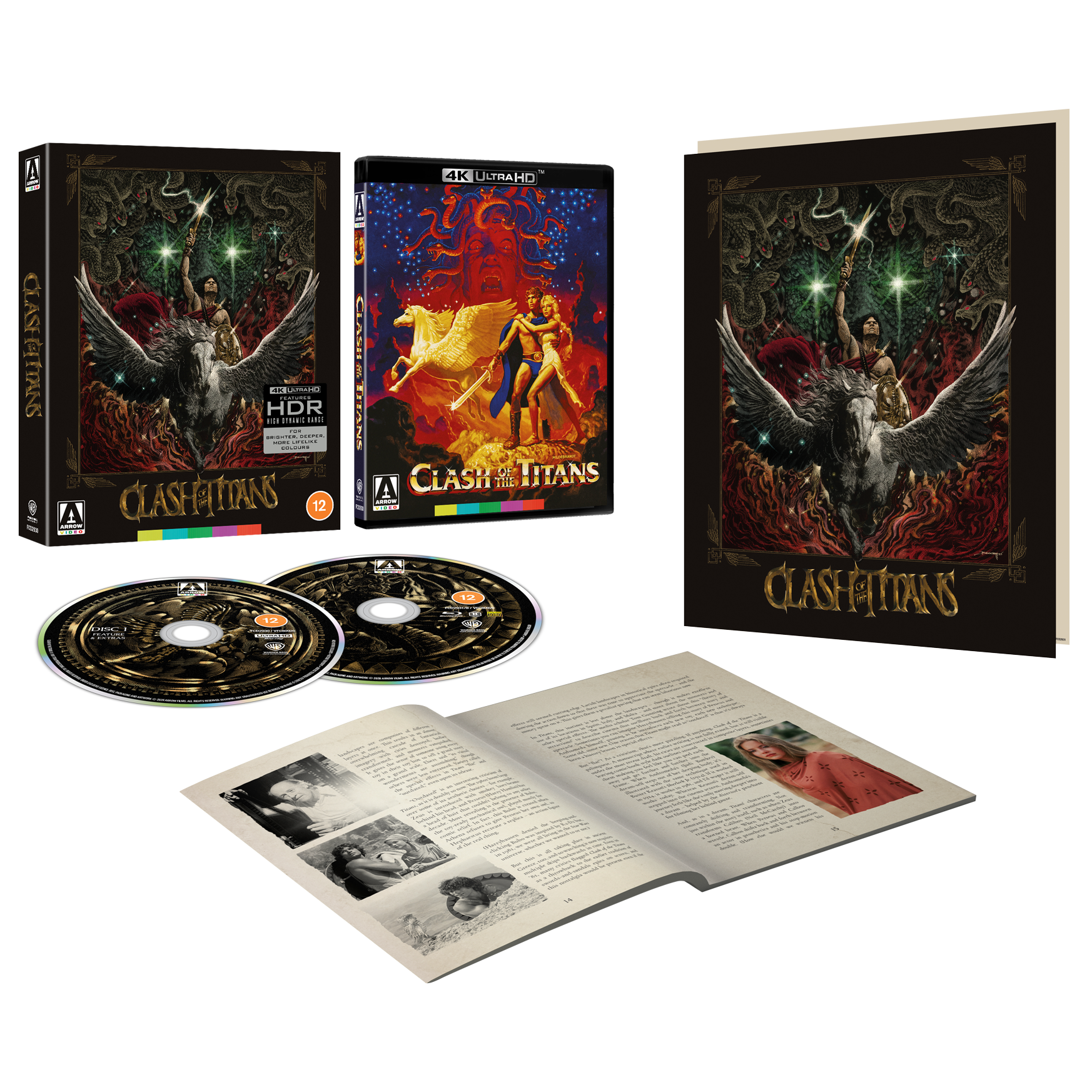 Clash of the Titans (1981) Arrow Video 4K UHD Blu-ray Limited Edition w/code