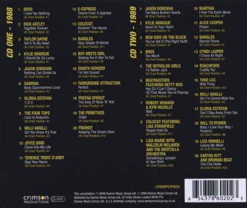 The Pop Years 1988-1989