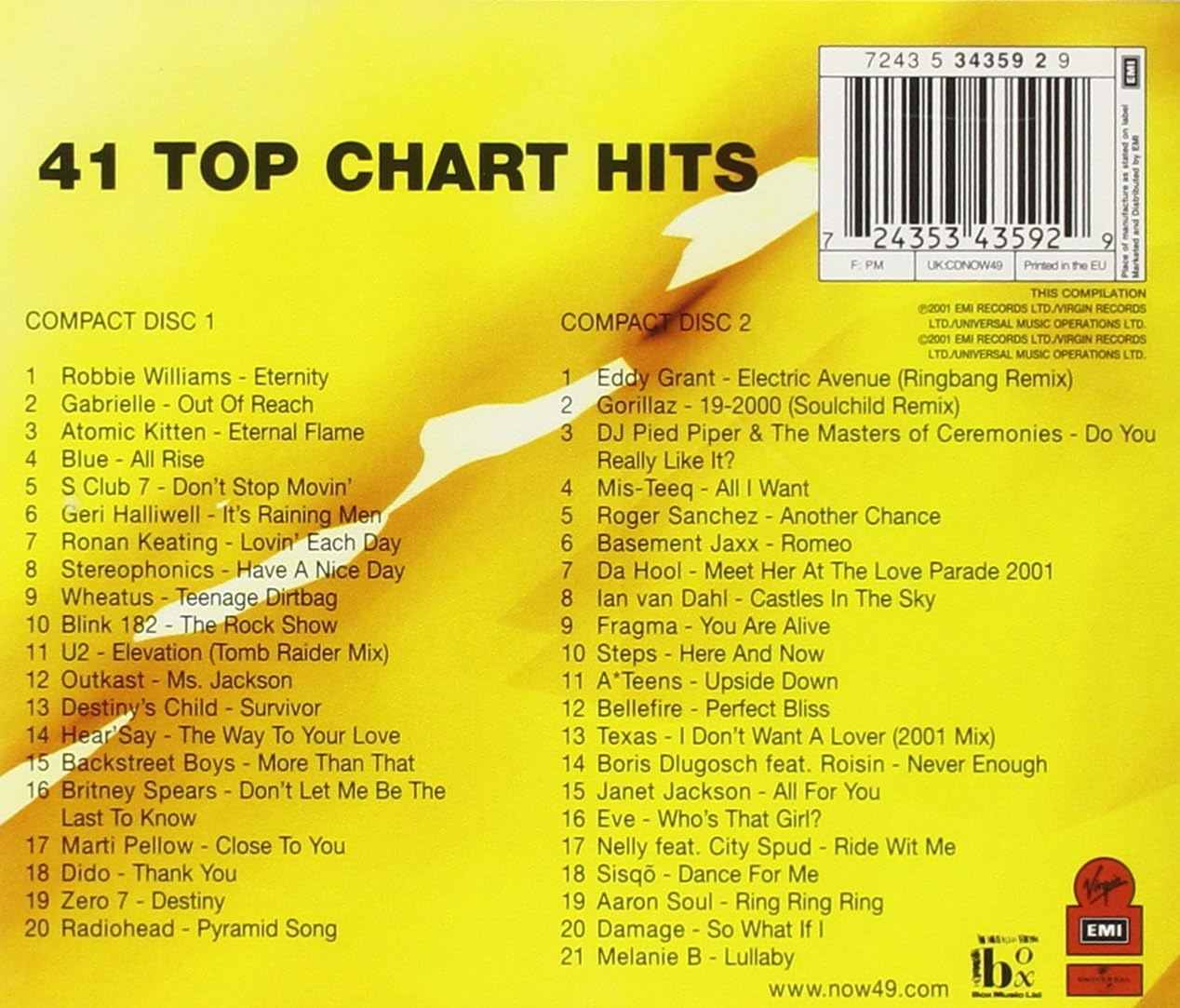 NOW That's What I Call Music! Vol. 49 UK Series