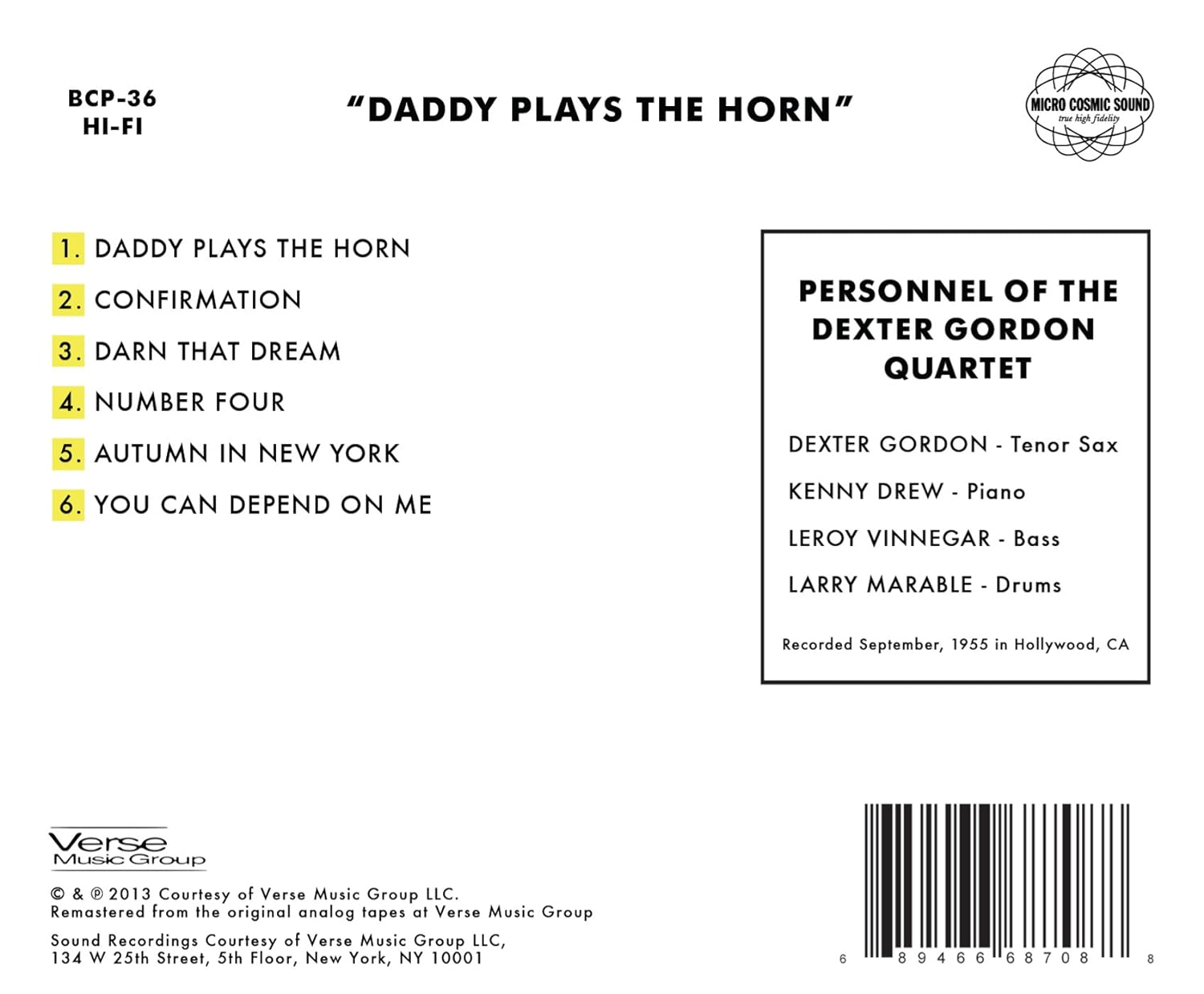 Daddy Plays the Horn 2013 Remastered Version