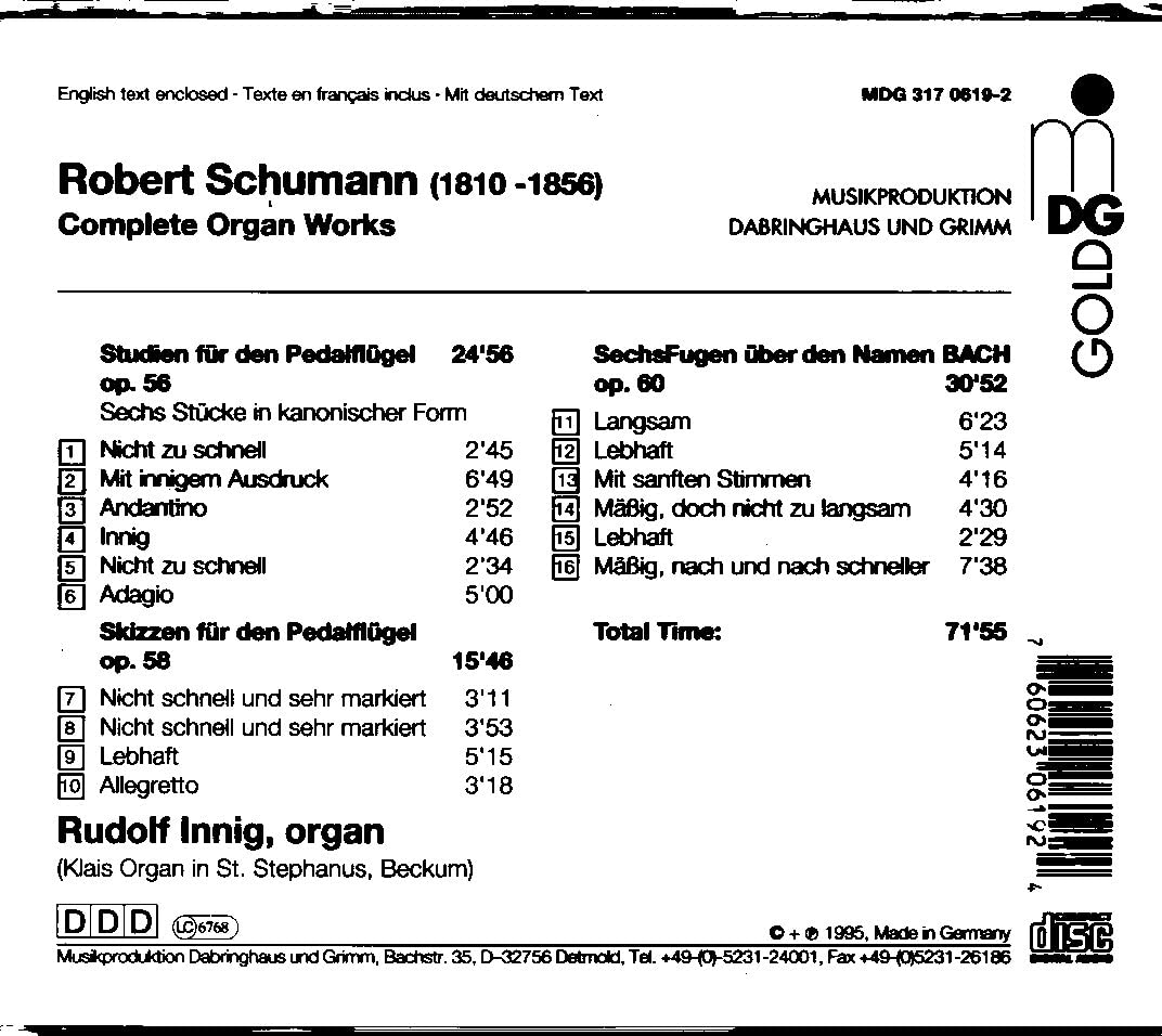 Saemtliche Orgelwerke