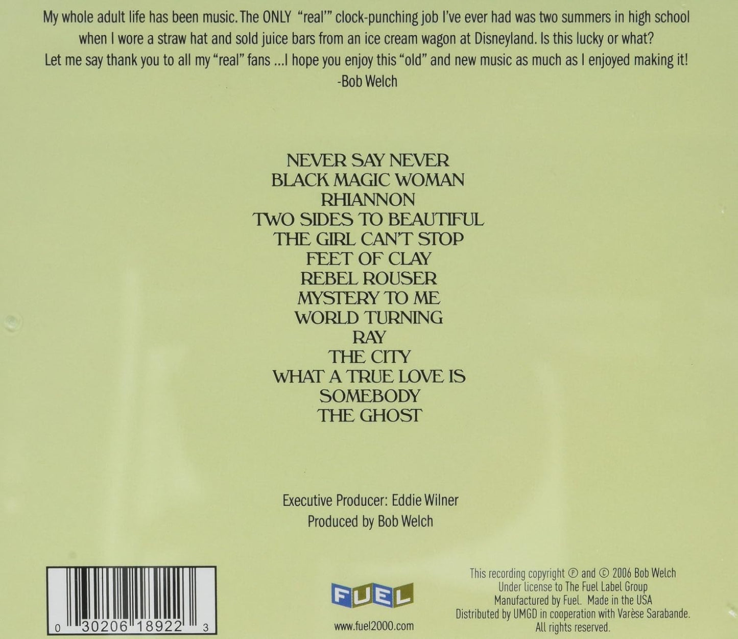 His Fleetwood Mac Years and Beyond Two