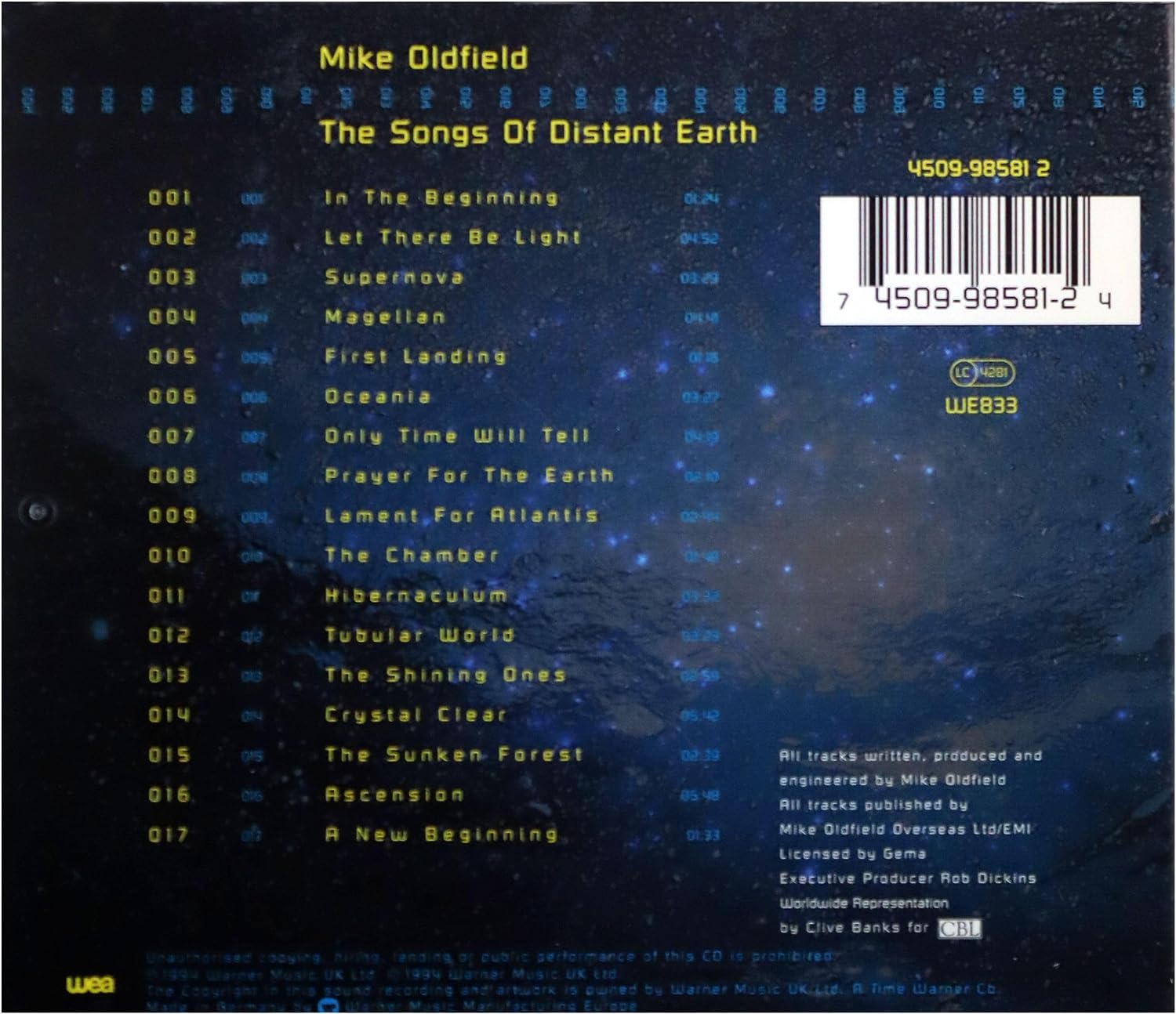 Songs of Distant Earth