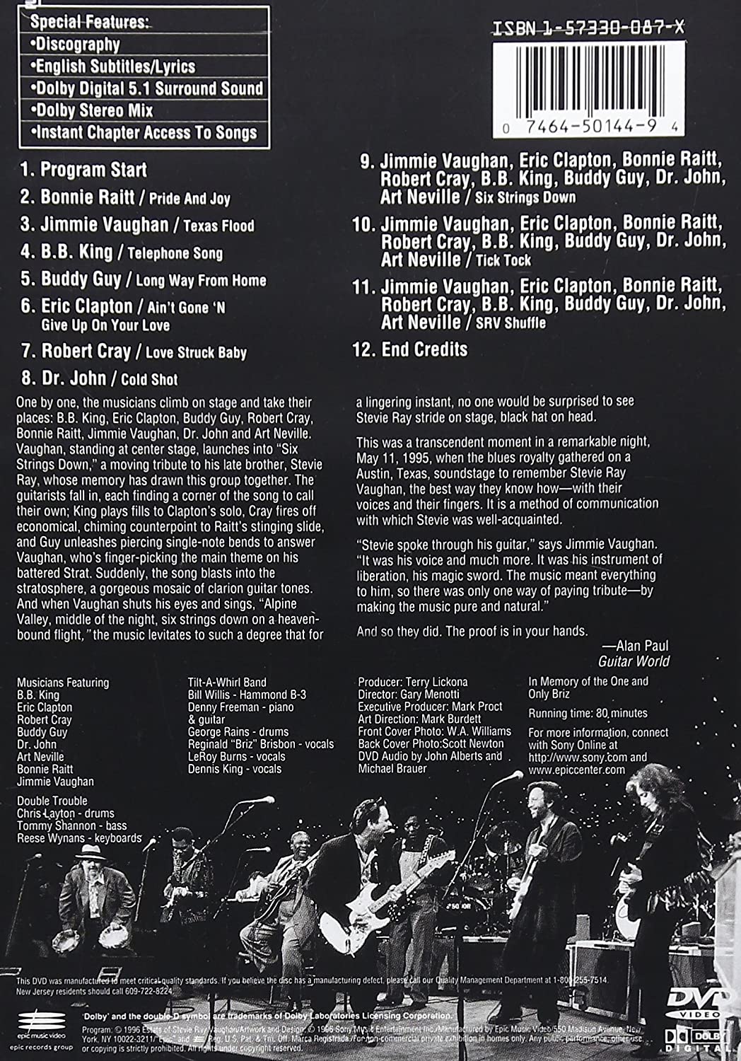 A Tribute to Stevie Ray Vaughan