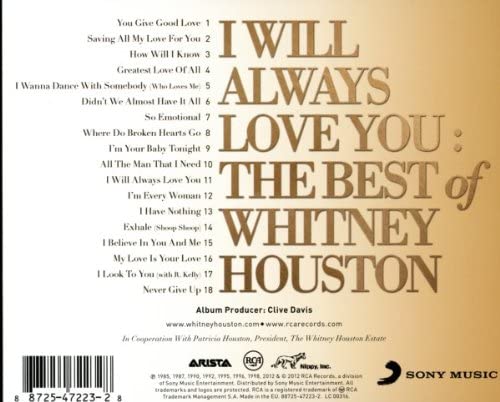 I Will Always Love You: The Best Of Whitney Houston