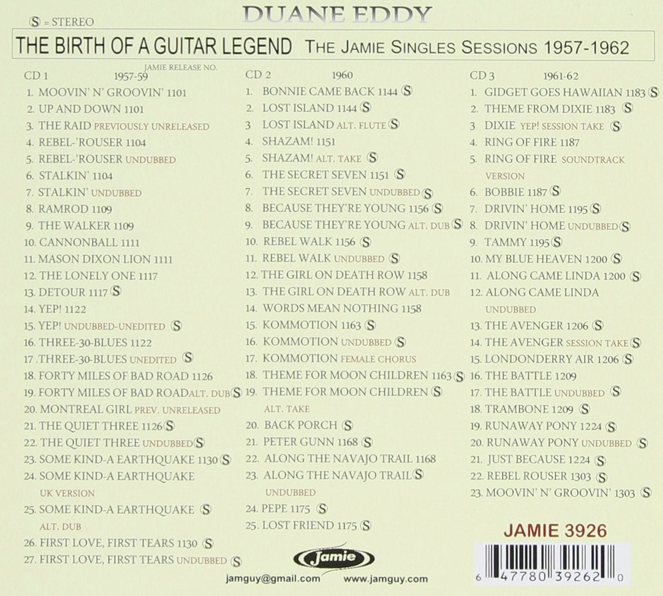 The Jamie Singles Sessions